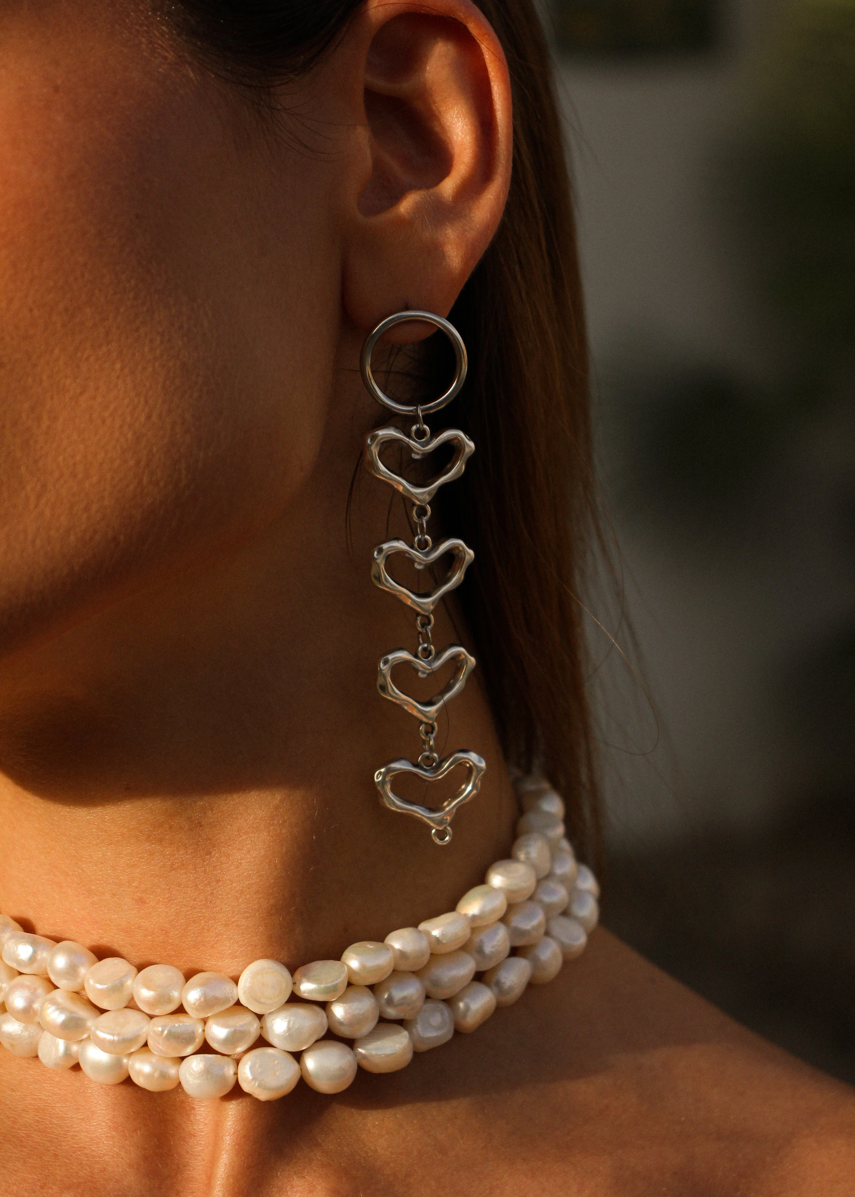 PETUNA EARRINGS PLATA - Image 3