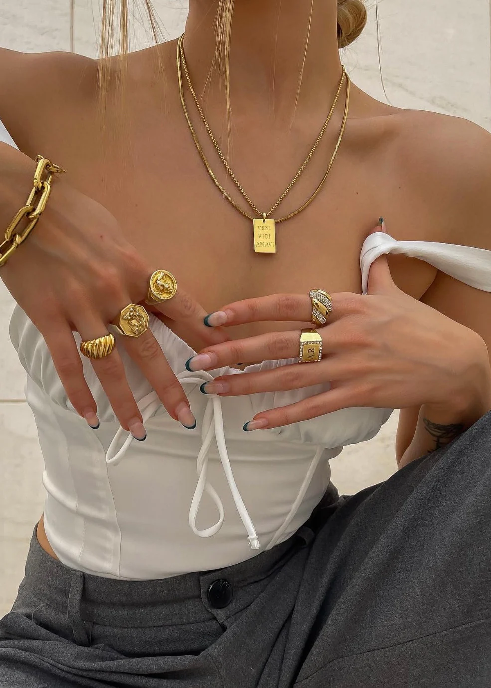 VENI VIDI AMAVI NECKLACE - Image 5
